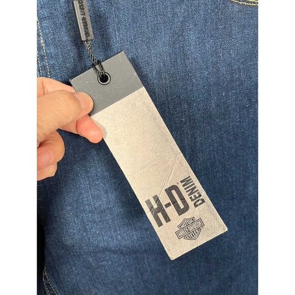 Harley Davidson Women's Straight Leg Mid-Rise Jeans sz 36P - Picture 13 of 13